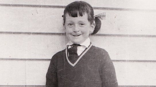 Wendy Harmer as a child.