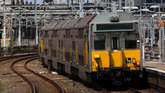 Sydney Trains' older fleet has been rated 'poor to unacceptable'.