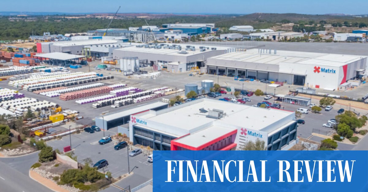 Samuel Terry-backed WA manufacturer Matrix snares offshore suitor