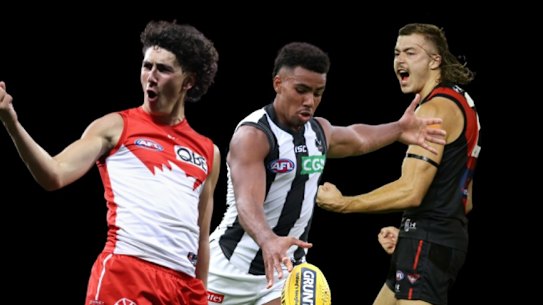 Justin McInerney, Isaac Quaynor, Sam Draper.