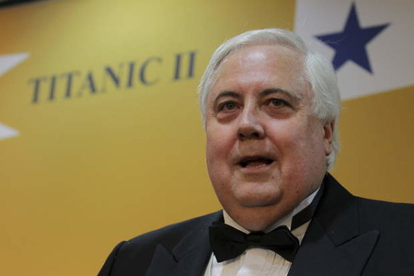 Clive Palmer’s business gave $117 million to the United Australian Party before the last election.