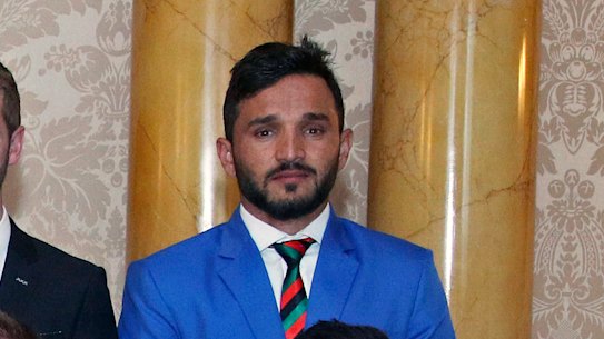 Afghanistan's World Cup captain Gulbadin Naib (back row, far right) has made explosive allegations.
