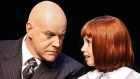 Daddy Warbucks (Anthony Warlow) and Annie (Lucille Le Meledo) in rehearsal for John Frost’s 2025 production.
