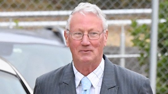 Bill and Margaret Spedding arrive at the Coroner's Court on Monday.