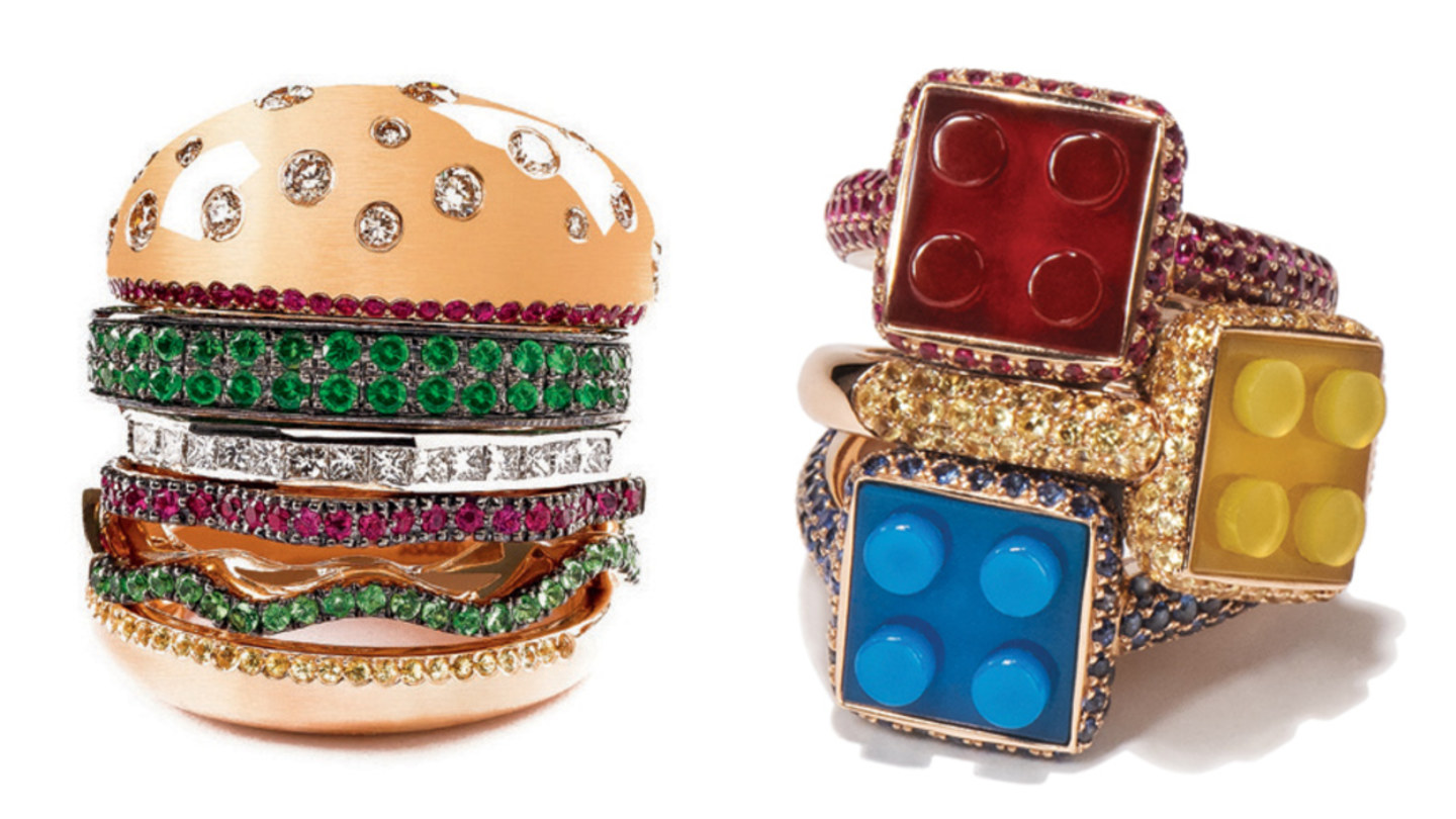 Nadine Ghosn’s burger, Lego jewellery shows luxury doesn’t have to mean ...