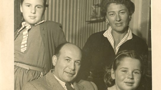 The Ashs at home in Melbourne’s Murrumbeena in the 1950s (Eve at bottom right).