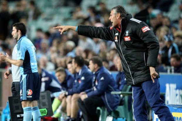 Zeljko Kalac during his days as goalkeeper coach at Sydney FC.