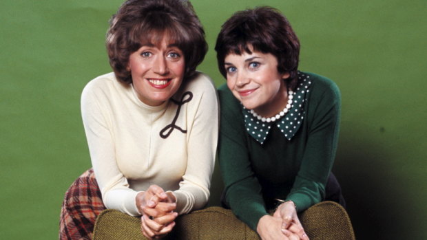 Penny Marshall, left, found fame in Laverne & Shirley.