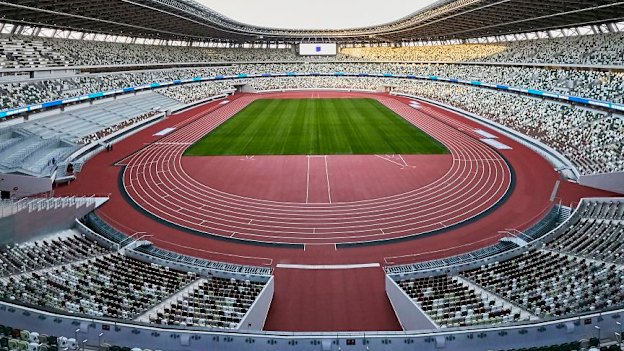 Tokyo Olympic Stadium.