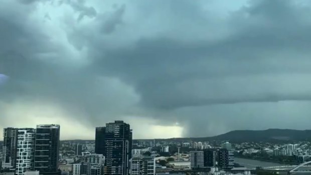 A thunderstorm is expected to hit Brisbane on Tuesday.