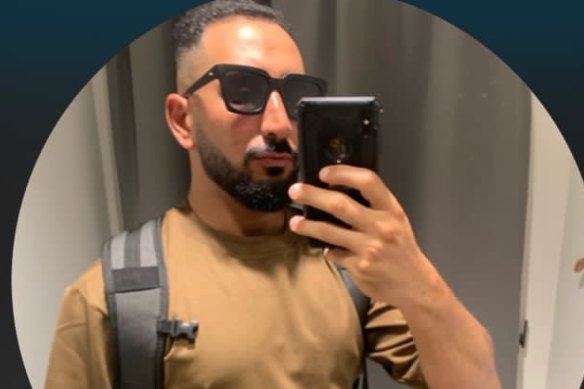 Nour Mohamed’s profile picture, from which he allegedly sent an ISIS-inspired threat to a Jewish group in Sydney.