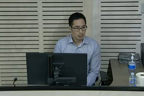 Tony Nguyen giving evidence at the Independent Commission Against Corruption.