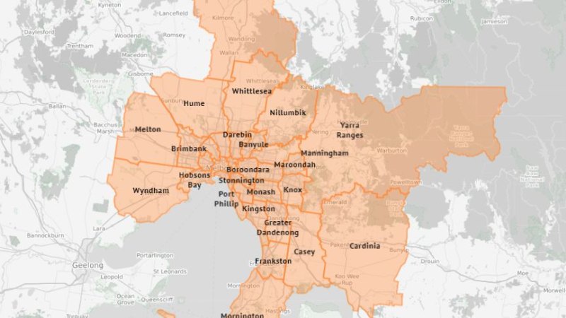 Coronavirus Victoria Melbourne Mitchell Shire Covid 19 Lockdown Suburbs Boundary Line