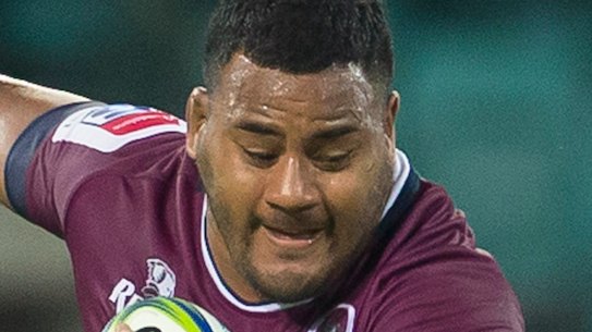 Speaking out: Reds Taniela Tupou voiced his support for Israel Folou on Facebook.
