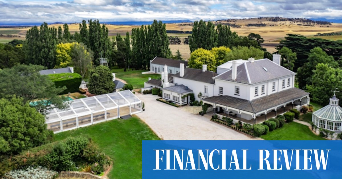 Agricultural property: New Zealand's Spencer family pays $100 million to buy Tasmania's Vaucluse farm - Vimarsana News