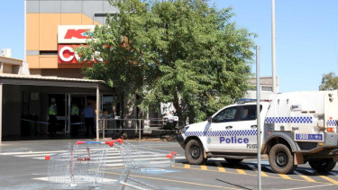 The incident happened at the South Hedland Square shopping centre. 