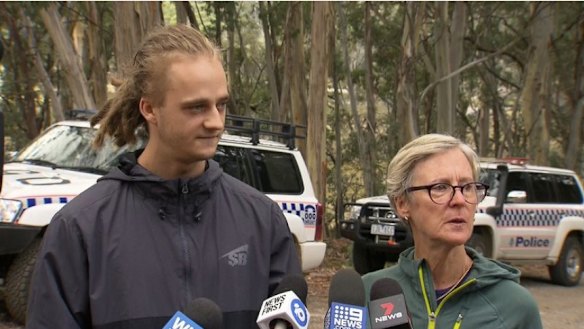 Trevor Salvado and Cindy Bohan's son Nathan, and Ms Bohan's sister Maria spoke during a police press conference on Monday  afternoon.
