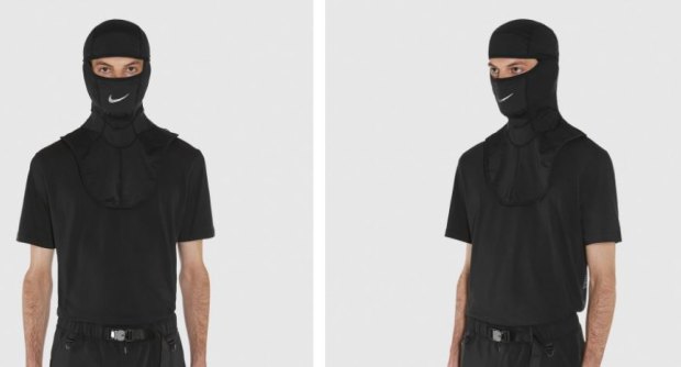 The sold out Nike balaclava on designer brand's Alyx's website.