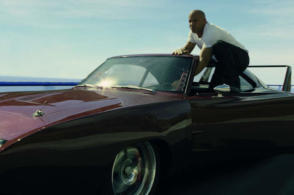 Vin Diesel as Dominic Toretto in Fast and Furious 6.