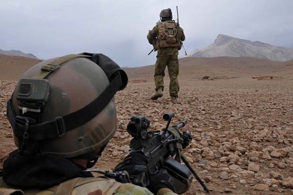 Australian soldiers in Afghanistan.