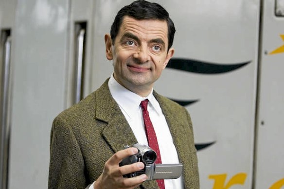Rowan Atkinson as Mr Bean.