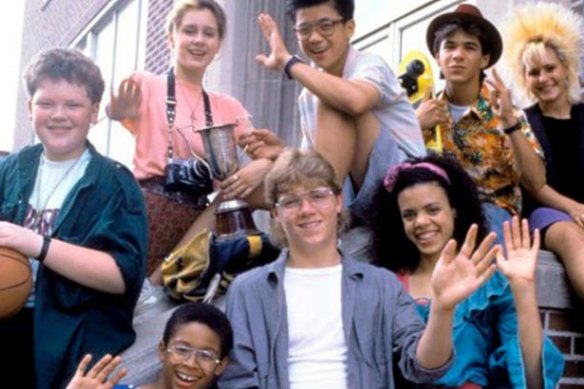 ’80s style: the kids of <i>Degrassi Junior High</i>. 