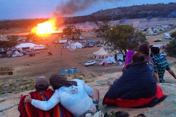 A scene from a previous Blazing Swan event in WA.