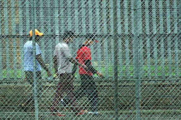 Detainees of Villawood Immigration Detention Centre, one of many holding centres around the country.