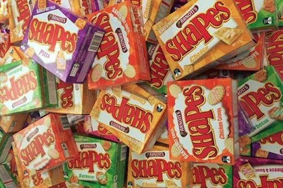 Arnott’s Shapes were the focus of court proceedings on Wednesday.