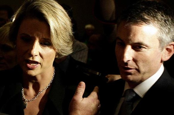 Political power couple: Kristina and Ben Keneally.