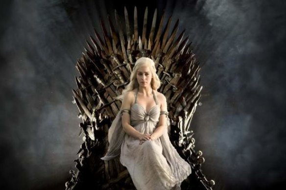 In Game of Thrones, Daenerys Targaryen, who wants to be supreme ruler, is famous for demanding her subjects and allies bend the knee to prove their allegiance and submission.