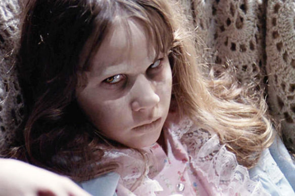 Linda Blair in The Exorcist.