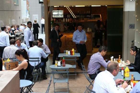 Red Hook is enormously popular at lunch time in the CBD.