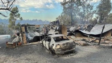 The Ettridge family’s home. 