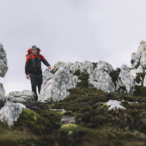 Tim Jarvis on location in South Georgia Island.