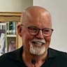Bestselling crime author Michael Robotham addresses readers at an independent bookseller’s event.