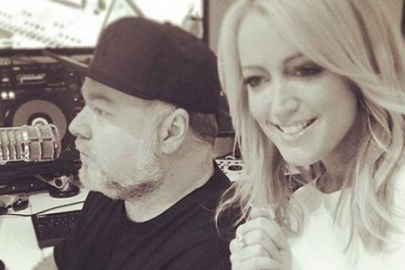 On top: Jackie Henderson and Kyle Sandilands are the toast of FM breakfast.