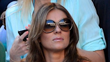 Elizabeth Hurley has received a payout by Amazon after her dog was run over by a delivery driver.