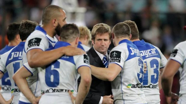 Tough times: Things ended badly for Des Hasler at the Bulldogs.