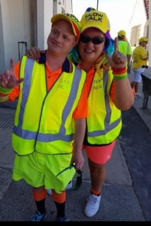 Ben Riganti and Lyn Walker will still be cautious while out and about, even though Mr Riganti has received a third vaccine dose.