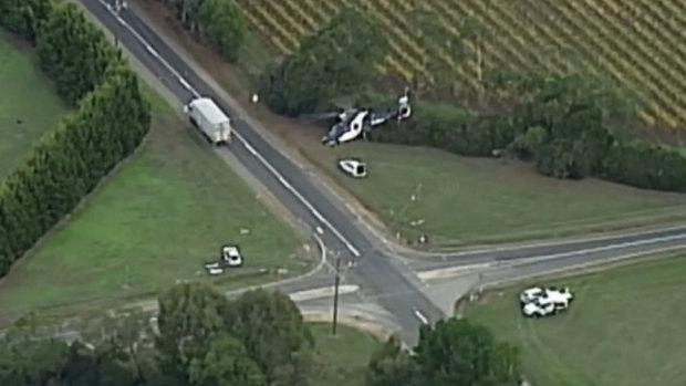 Two people are dead after a crash between a car and truck at Balnarring