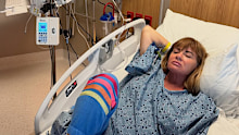 Jeana Keough’s treatment and pain has left her currently unable to talk.