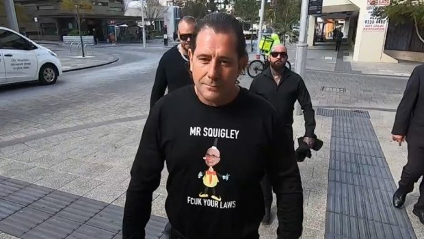 Costly trip to Coles for Troy Mercanti as he fronts court with pointed political message