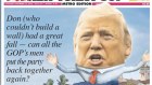 The “New York Post” front page.