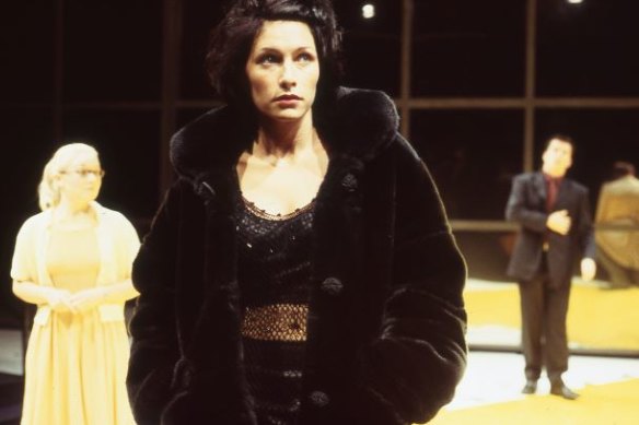 Claudia Karvan in the play Fred in 1999, the last time she appeared on stage with the Sydney Theatre Company.