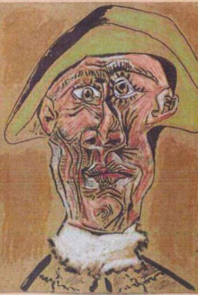 Pablo Picasso's Tete d'Arlequin.