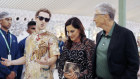 Mark Zuckerberg with Bill Gates, and Paula Hurd at the party.