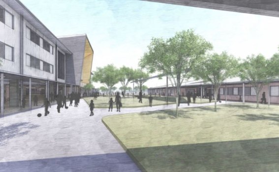 The new school to be built at North Maclean, near Logan, announced by Education Queensland.