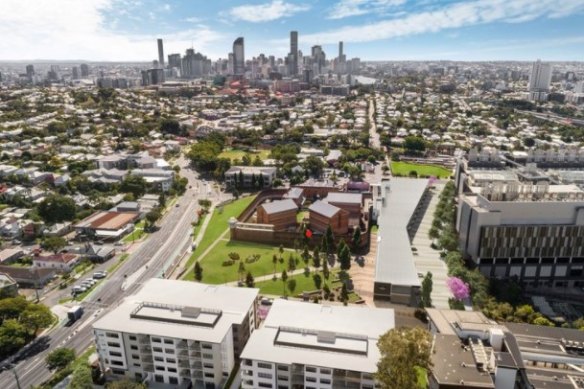 The new Stockwell’s mixed use development adjoins the heritage-listed Boggo Road Prison and will preserve the 1980s-era detention unit cell block on the Ecosciences side of the prison,
