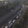 Run into Brisbane clogged by four-vehicle crash on Centenary Motorway